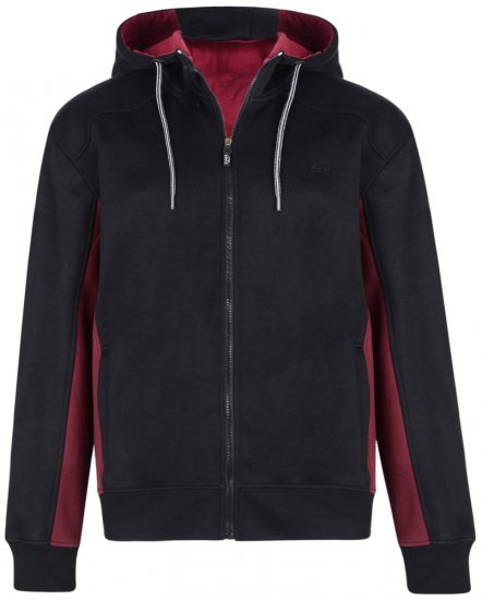 Kam Jeans 7001 Hoodie Black - Sweatshirts & hoodies - Sweatshirt & Camisolas com Capuz tamanhos grandes