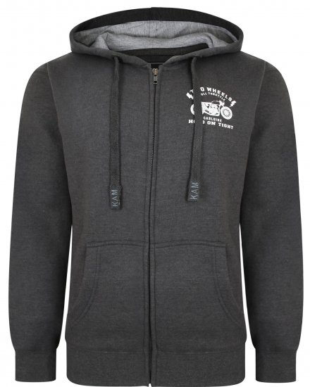 Kam Jeans 7043 Full Throttle Hoodie - Sweatshirts & hoodies - Sweatshirt & Camisolas com Capuz tamanhos grandes
