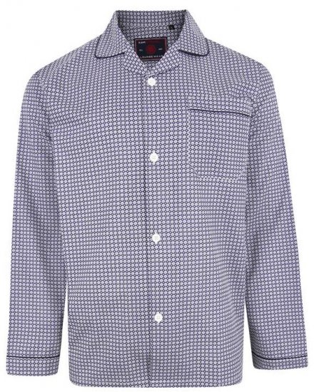 Kam Jeans 879 Dobby Print Pyjama Set - Roupa Interior & natação - Roupa interior Homem Tamanhos Grandes