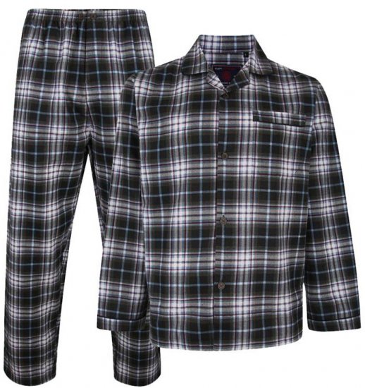 Kam Jeans 880 Flannel Pyjama Set - Roupa Interior & natação - Roupa interior Homem Tamanhos Grandes