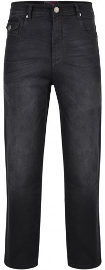 Kam Jeans Alonso Black Used - Jeans & calças - Jeans & Calças Tamanhos Grandes Homem