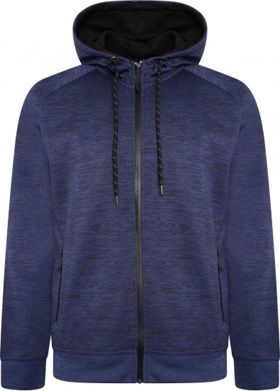 Kam Jeans AP008 Active Performance Hoodie Indigo - Sweatshirts & hoodies - Sweatshirt & Camisolas com Capuz tamanhos grandes