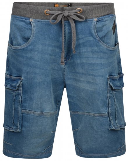 Kam Jeans Dito Denim Shorts Light Used - Calções - Calções Homem Tamanhos Grandes