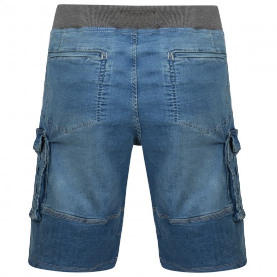 Kam Jeans Dito Denim Shorts Light Used - Calções - Calções Homem Tamanhos Grandes