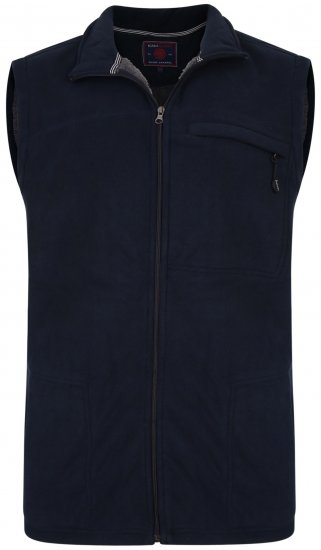 Kam Jeans KV99 Fleece Vest Navy - Roupa desportiva & Outdoor - Roupa Desportiva Tamanhos Grandes