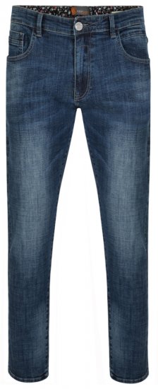 Kam Jeans Lorenzo Mid Used - Jeans & calças - Jeans & Calças Tamanhos Grandes Homem