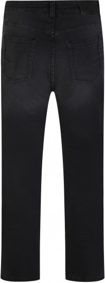 Kam Jeans Nunez Knitted Denim Stretch Fashion Jeans Charcoal - Jeans & calças - Jeans & Calças Tamanhos Grandes Homem
