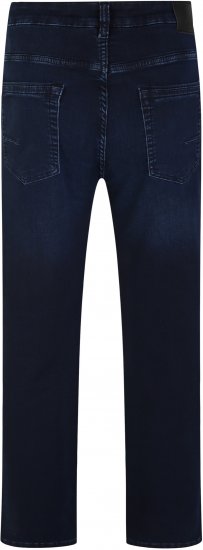 Kam Jeans Nunez Knitted Denim Stretch Fashion Jeans Dark Blue - Jeans & calças - Jeans & Calças Tamanhos Grandes Homem