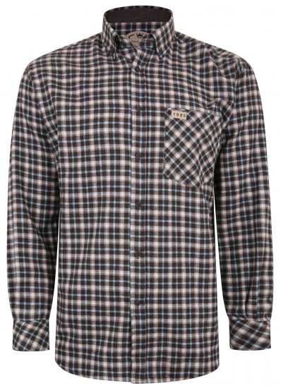 Kam Jeans P681 Flannel Check Shirt - Camisas - Camisas Homem Tamanhos Grandes