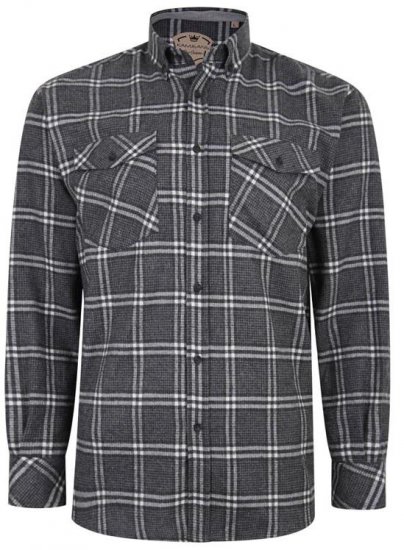 Kam Jeans P682 Flannel Shirt - Camisas - Camisas Homem Tamanhos Grandes