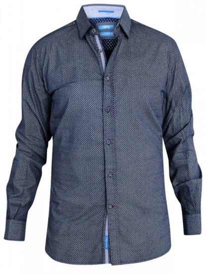 D555 Kermit Long Sleeve Printed Shirt - Camisas - Camisas Homem Tamanhos Grandes