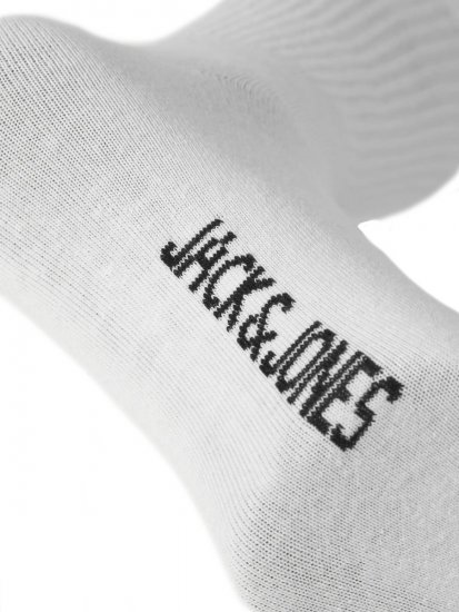 Jack & Jones Basic Meias de ténis Branco pack de 5 - Roupa Interior & natação - Roupa interior Homem Tamanhos Grandes