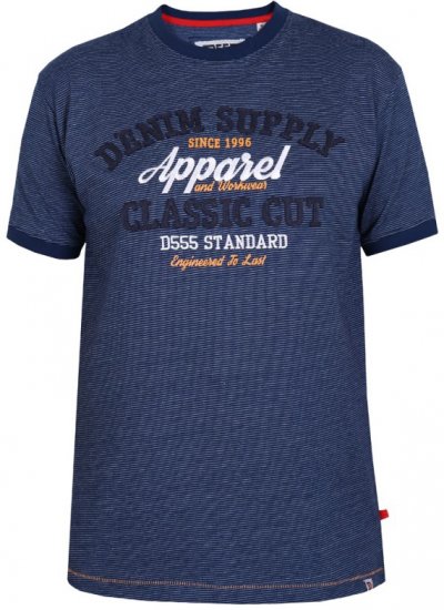 D555 Kody T-shirt Navy - T-shirts - T-shirts Homem Tamanhos Grandes