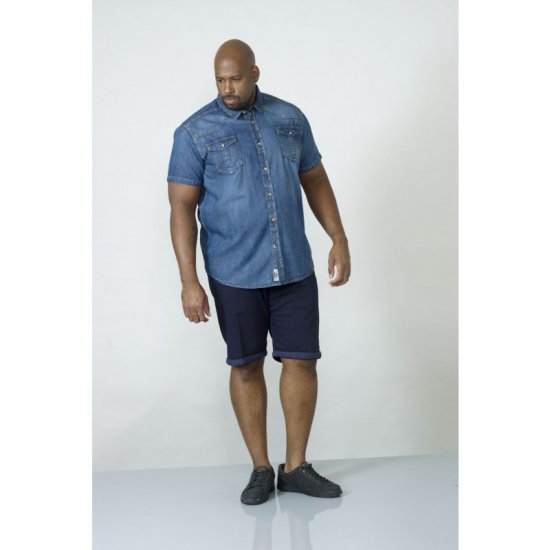 D555 Mike Denim Shirt - Camisas - Camisas Homem Tamanhos Grandes