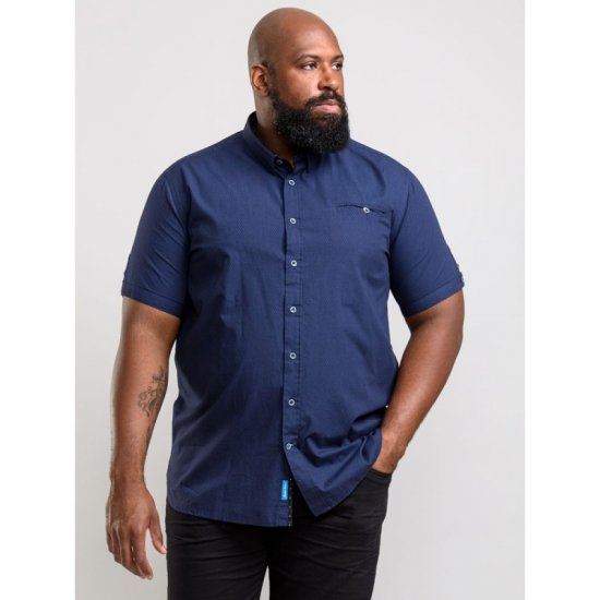 D555 Wesson Shirt Navy - Camisas - Camisas Homem Tamanhos Grandes