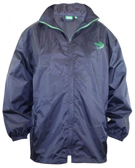 D555 Zac "Packaway" Rain Jacket Navy - Roupa desportiva & Outdoor - Roupa Desportiva Tamanhos Grandes