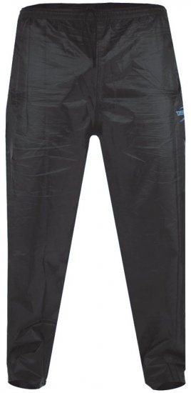 D555 Elba "Packaway" Rain Pants Black - Roupa Desportiva & Outdoor - Roupa Desportiva Tamanhos Grandes