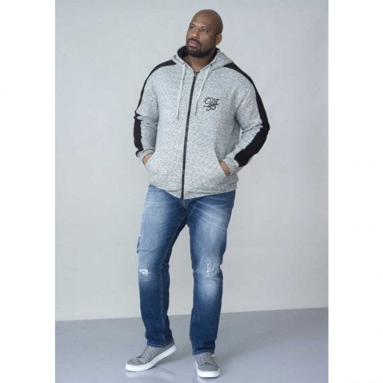 D555 Ronnie Full zip Hoodie - Sweatshirts & hoodies - Sweatshirt & Camisolas com Capuz tamanhos grandes