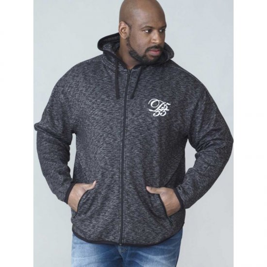 D555 Bennie Full zip Hoodie - Sweatshirts & hoodies - Sweatshirt & Camisolas com Capuz tamanhos grandes
