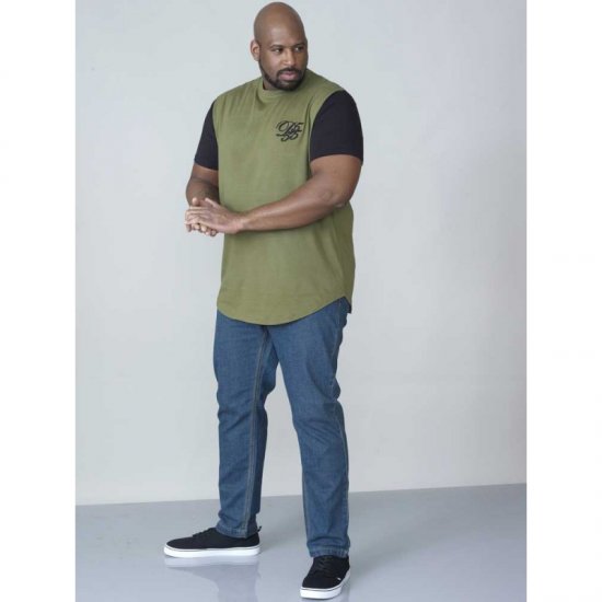 D555 Demarcus Couture T-shirt Khaki - T-shirts - T-shirts Homem Tamanhos Grandes