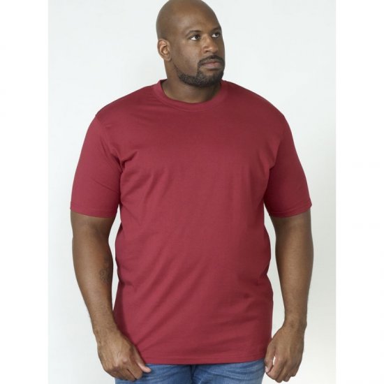 D555 Flyers Crew Neck T-shirt Red - T-shirts - T-shirts Homem Tamanhos Grandes