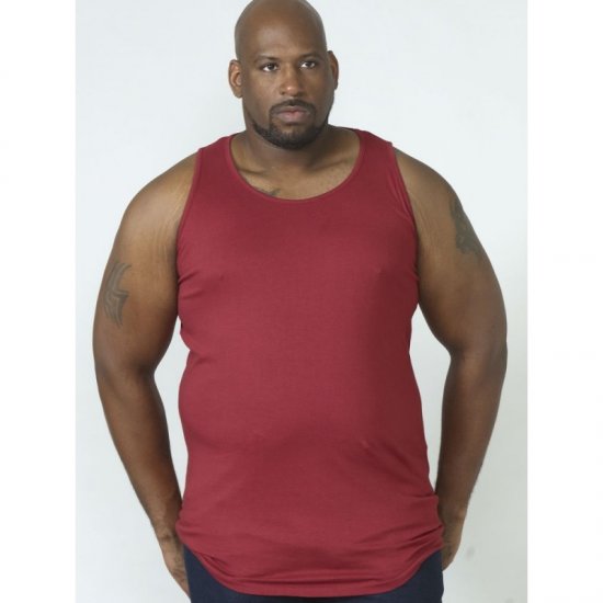 D555 Fabio Tanktop Red - T-shirts - T-shirts Homem Tamanhos Grandes
