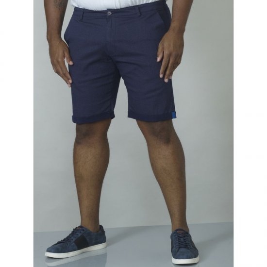 D555 Calvin Stretch Shorts Navy - Calções - Calções Homem Tamanhos Grandes