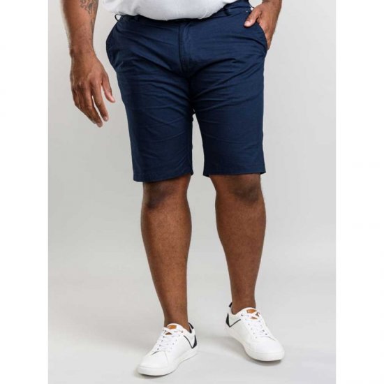 D555 Lopez Stretch Shorts Navy - Calções - Calções Homem Tamanhos Grandes