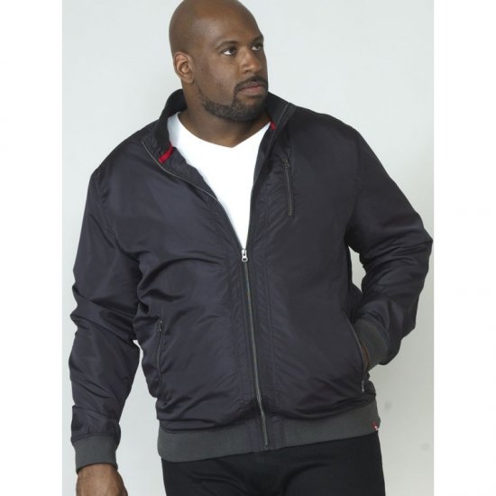 D555 Terron Bomber Jacket Black - Casacos - Casacos Homem Tamanhos Grandes