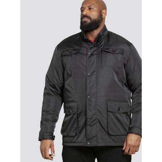 D555 Brentford Jacket Black - Casacos - Casacos Homem Tamanhos Grandes