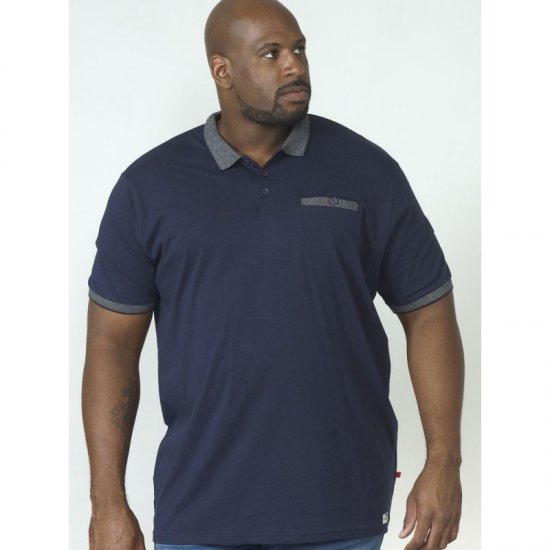 D555 Walker Polo Navy - Pólos - Pólos Tamanhos Grandes Homem