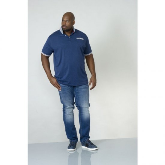 D555 George Polo Navy - Pólos - Pólos Tamanhos Grandes Homem