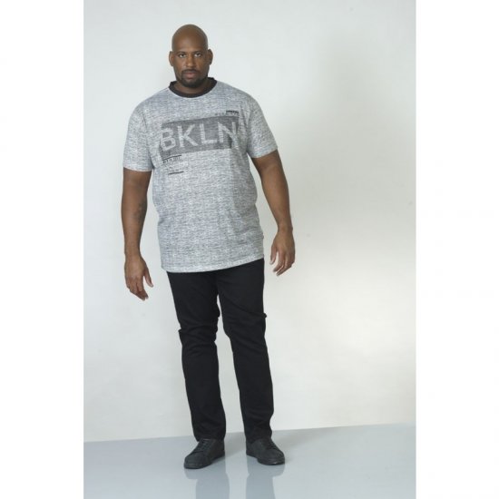 D555 NewYork Brooklyn T-shirt Black - T-shirts - T-shirts Homem Tamanhos Grandes