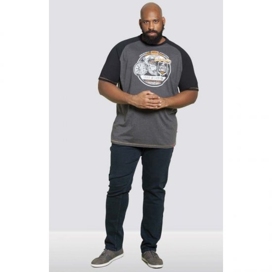 D555 Dallas T-shirt Charcoal - T-shirts - T-shirts Homem Tamanhos Grandes