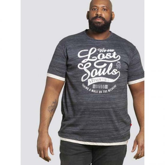 D555 Maiden T-shirt Black - T-shirts - T-shirts Homem Tamanhos Grandes