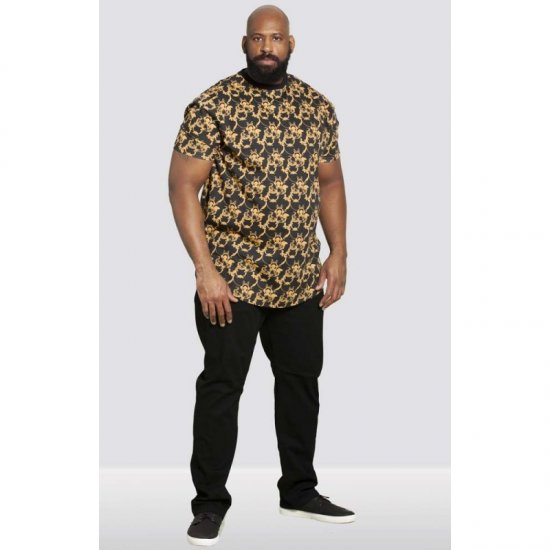 D555 Dave Couture T-shirt Black - T-shirts - T-shirts Homem Tamanhos Grandes