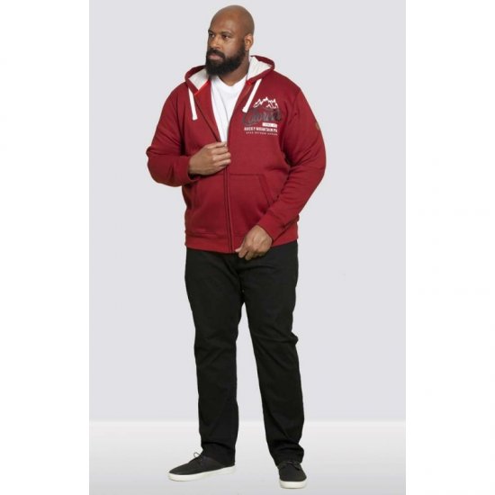 D555 Durham Hoodie Red - Sweatshirts & hoodies - Sweatshirt & Camisolas com Capuz tamanhos grandes