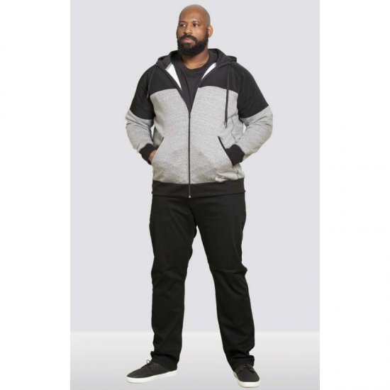 D555 Banbury Hoodie Black - Sweatshirts & hoodies - Sweatshirt & Camisolas com Capuz tamanhos grandes