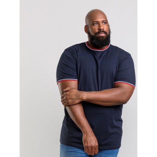 D555 Bates T-shirt Navy - T-shirts - T-shirts Homem Tamanhos Grandes