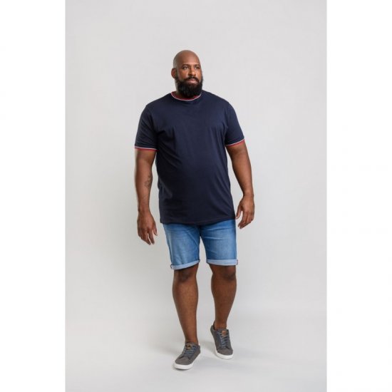 D555 Bates T-shirt Navy - T-shirts - T-shirts Homem Tamanhos Grandes