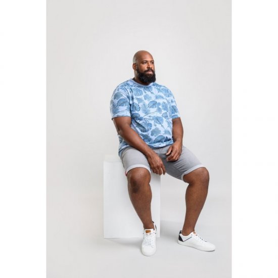 D555 Seymour T-shirt Blue - T-shirts - T-shirts Homem Tamanhos Grandes