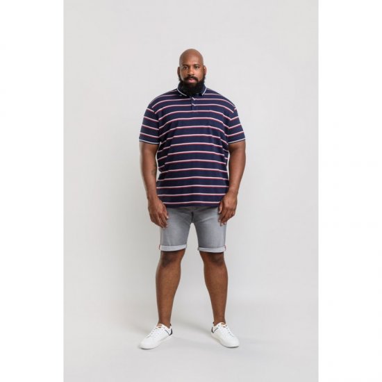 D555 Holmes Polo Navy - Pólos - Pólos Tamanhos Grandes Homem