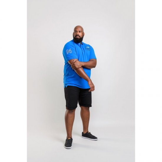 D555 Parker Polo Blue - Pólos - Pólos Tamanhos Grandes Homem