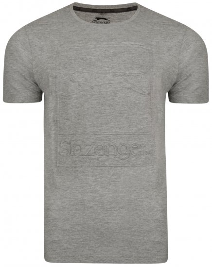 Slazenger Kurtis T-shirt Grey - T-shirts - T-shirts Homem Tamanhos Grandes