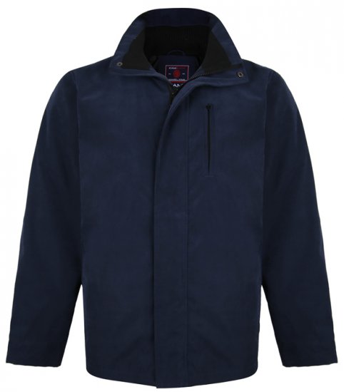 Kam Jeans KV111 Smart Casual Jacket Navy - Casacos - Casacos Homem Tamanhos Grandes