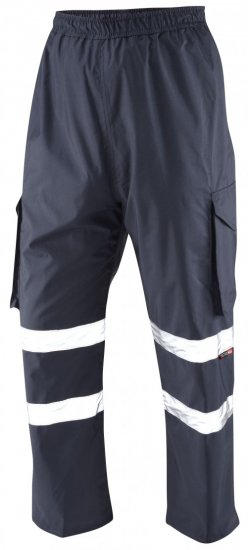 Leo Appledore Cargo Rain pants Navy - Roupa de trabalho - Roupa de Trabalho Tamanho Grande Homem