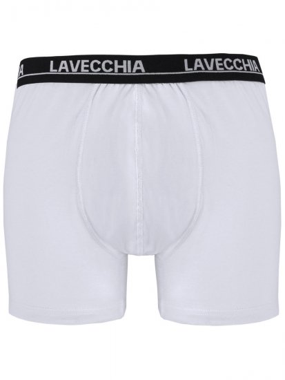Lavecchia 1020 Boxershorts 3-pack Black/Charcoal/White - Roupa Interior & natação - Roupa interior Homem Tamanhos Grandes