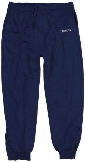 Lavecchia 2018 Sweatpants with Zippered Cuff Navy - Calças & calções de fato de treino - Calças de Fato de Treino Tamanhos Grandes 