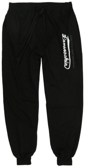 Lavecchia 2020 Sweatpants with Cuff Black - Calças & calções de fato de treino - Calças de Fato de Treino Tamanhos Grandes 