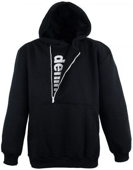 Lavecchia 214 Half-zip Hoodie Black - Sweatshirts & hoodies - Sweatshirt & Camisolas com Capuz tamanhos grandes